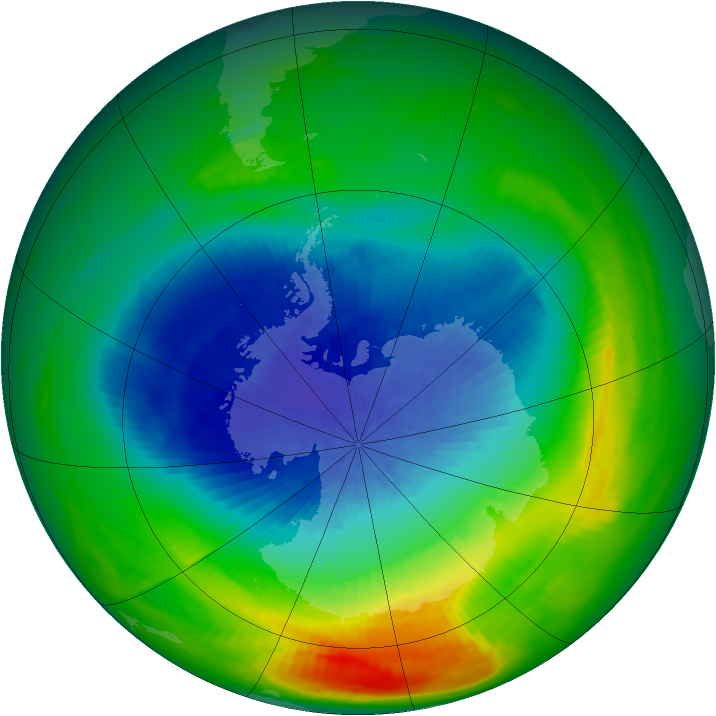 Ozone Map 1988-10-03